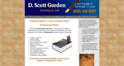 Desktop Screenshot of dsgordonlaw.com